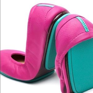 Pop Pink Tieks / size 6 / EUC comes with box